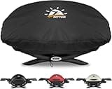 Zettum Fundas para barbacoas Exterior de Weber Q100/1000 Serie, 7110 Fundas para barbacoas, Cubierta BBQ de Parrilla 600D Oxford Protector Impermeable e Resistente (67 L x 44 W x 31 H cm)