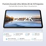 DOOGEE U12 VIP Tablet Android 16, Tablet 12 Pulgadas, 24GB RAM + 128GB /2 TB, Gemini AI, Tablets con Teclado y Lapiz, 9000mAh /18 W, 13 MP + 8 MP, Tableta Niños Octa Core/Widevine L1/OTG/Face ID/GPS