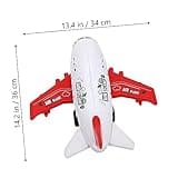 BESTonZON Avión de Juguete Grande para Aprendizaje Juguete para Bebés Modelo de Avión Novedoso para Jugar Interiores