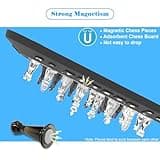 Vonset P6 - Juego de ajedrez para computadora, tablero de ajedrez inteligente, juego de ajedrez electrónico, computadora magnética con LED para principiantes, tablero de ajedrez electrónico para niños