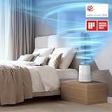 Philips Purificador de Aire Serie 600 Ultrasilencioso y de bajo consumo, para alérgicos, el filtro HEPA elimina el 99,97% de los contaminantes, cubre hasta 44m2, controlado por app, blanco (AC0650/10)