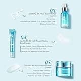 QUIYUM Set Cuidado de la Piel, Set Regalo Cuidado de la Piel Mujer, 5 Piezas Skincare Kit Facial con Leche Limpiadora Facial Tónico Crema para Ojos Suero y Crema Facial