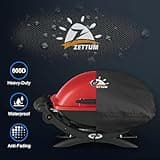Zettum Fundas para barbacoas Exterior de Weber Q100/1000 Serie, 7110 Fundas para barbacoas, Cubierta BBQ de Parrilla 600D Oxford Protector Impermeable e Resistente (67 L x 44 W x 31 H cm)