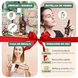 Bionoble Skincare Kit 3x100ml - Agua de Rosas, Gel Aloe Vera Puro y Aceite de Jojoba Orgánico - Cuidado Facial, Corporal y Capilar - Regalo Cumpleaños Mujer