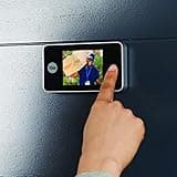 Yale Mirilla electrónica Digital 45-0500-1432-00-02-01, latón, Vista en Vivo, ángulo de visión de 105°, reemplaza la Mirilla de Puerta mecánica