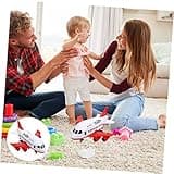 BESTonZON Avión de Juguete Grande para Aprendizaje Juguete para Bebés Modelo de Avión Novedoso para Jugar Interiores