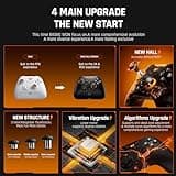 Controladores de PC, BIGBIG WON Gale Hall Controladores inalámbricos Control de movimiento, Hall Joysticks, 3 pares Thumbsticks Controladores de juegos de aplicaciones de PC para Switch/PC/iOS/Android