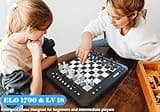 Vonset P6 - Juego de ajedrez para computadora, tablero de ajedrez inteligente, juego de ajedrez electrónico, computadora magnética con LED para principiantes, tablero de ajedrez electrónico para niños