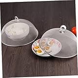 WATIIFUFU 1 campana de acero inoxidable para alimentos, cubierta plegable para alimentos, diámetro para cocina, pícnic y barbacoas, protección contra insectos y moscas