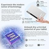 DMOAO Tablet 10 Pulgadas Android 14, 22GB RAM + 128GB ROM(1TB Ampliable), Octa-Core Tablets con Widevine L1, 8000mAh, 5G WiFi, Cámara 8MP+5MP, Tablet con Teclado, BT5.0/GPS/OTG