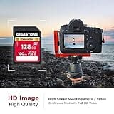 Gigastone Tarjeta de Memoria SDXC 128GB 2-Pack, Camera Plus, UHS-I U3 Clase 10, Full HD Video para Cámaras Digitales con 2 Estuches Mini