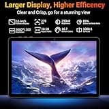 SADSYMB 2026 Newest 2K Tablet 11 Pulgadas con Android 15, Octa-Core, 36GB RAM+256GB ROM (1TB TF), 5G WiFi, 2000 x 1200 Incell, Widevine L1/8000mAh/13MP+8MP/GPS, Tablet con Teclado+Ratón