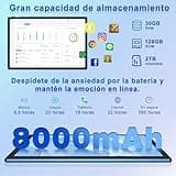 BIEGEDY 2026 último Tablet 10 Pulgadas Android 15 con Gemini AI, 30GB RAM + 128GB ROM, Octa-Core 2.0GHZ, 8000mAh, GMS, Widevine L1, GPS, OTG,5G WiFi 6 & BT 5.0,Tablet Teclado y Raton-Azul