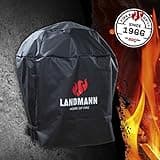 Landmann Cubierta para Barbacoa, Accesorios de Barbacoa de PVC, Resistente a la Intemperie, Cubierta para barbacoas, Cubierta para Barbacoa, Cubierta para Exteriores, protección contra la Intemperie